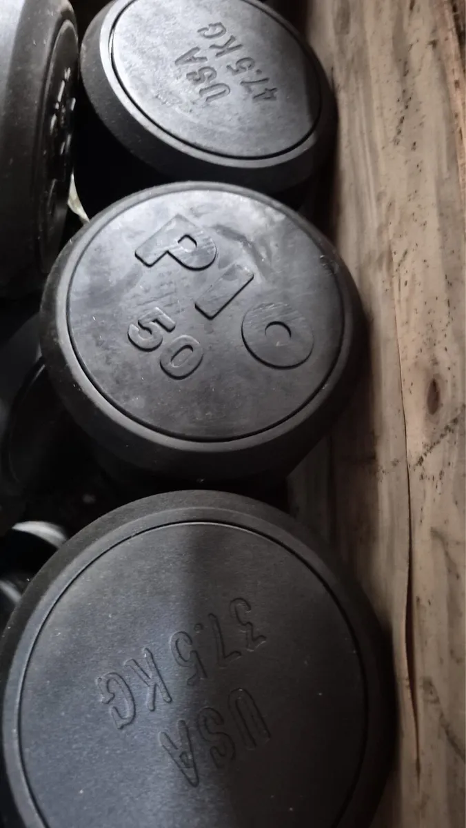 45KG DOWNWARDS SIZES LEFT NEW DUMMBELLS - Image 3