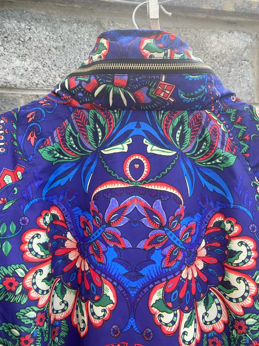 NEW Desigual Windbreaker Jacket, Size 44 - Image 3