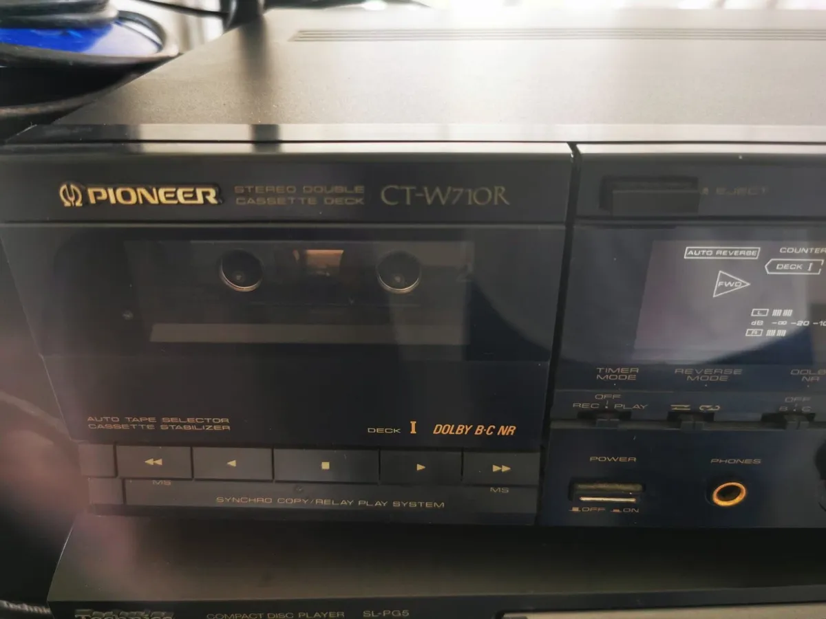 Pioneer Twin Cassette Deck - Image 2