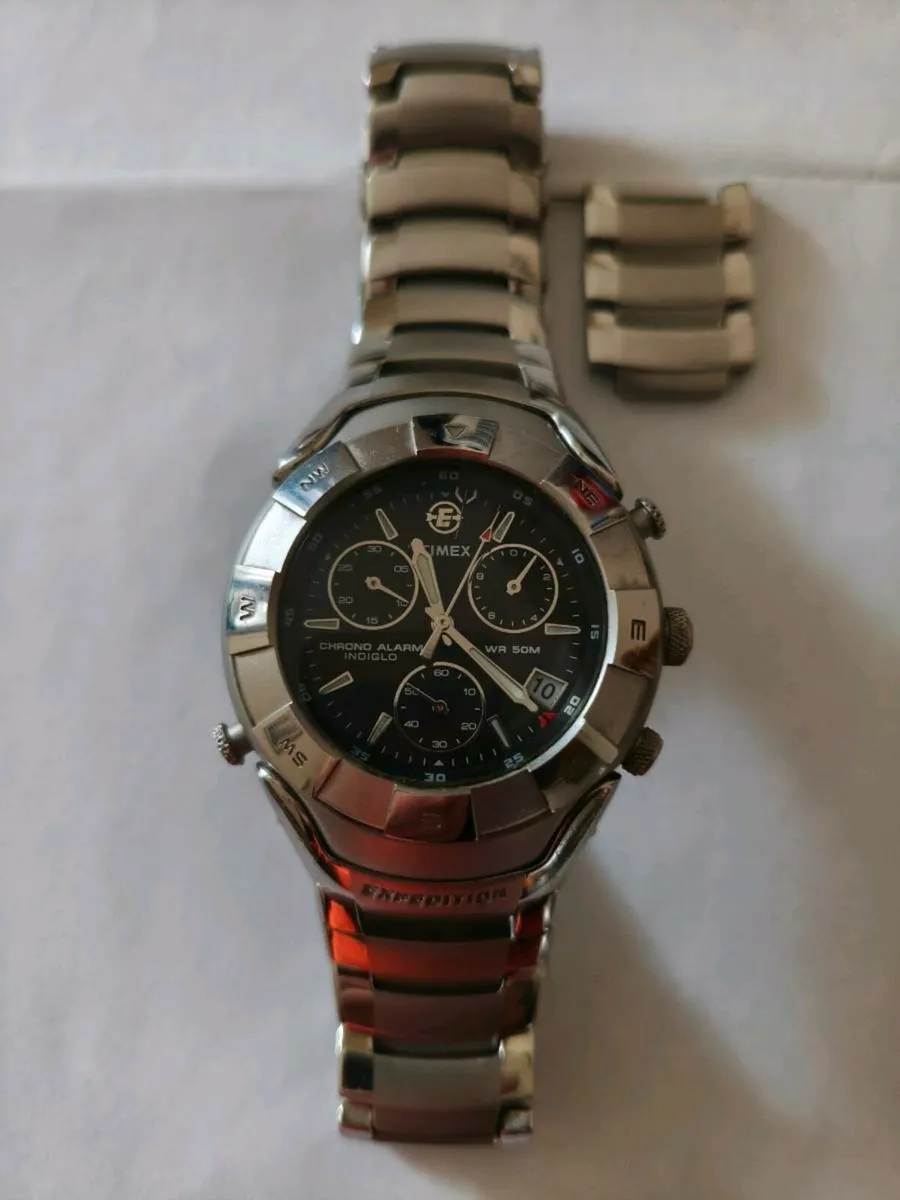 Timex Chronograph Indiglo Expedition men's watch - Image 1