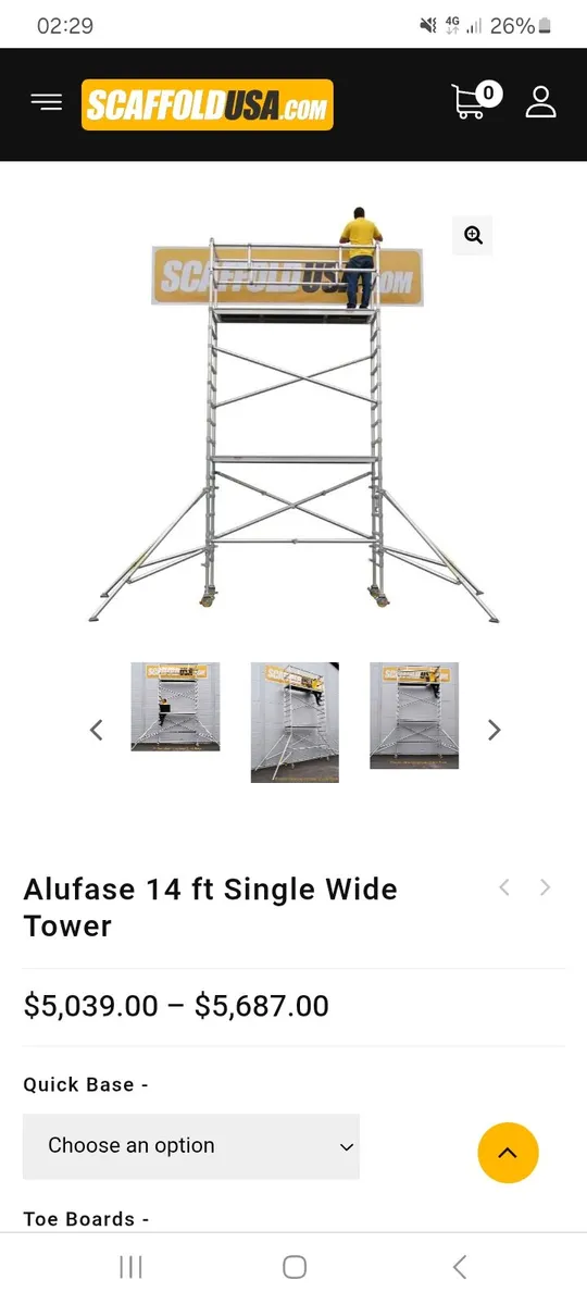 Aluminium tower - Image 1