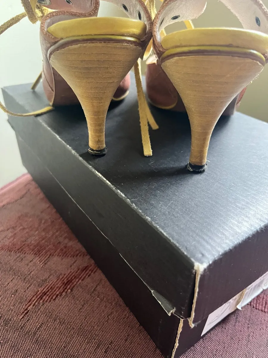 Diesel leather tan shoes - Image 2