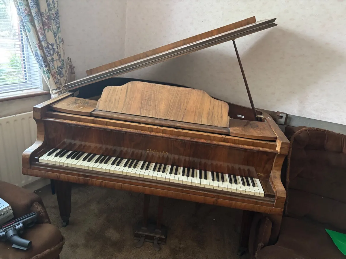 Baby Grand Piano Cecilian - Image 2