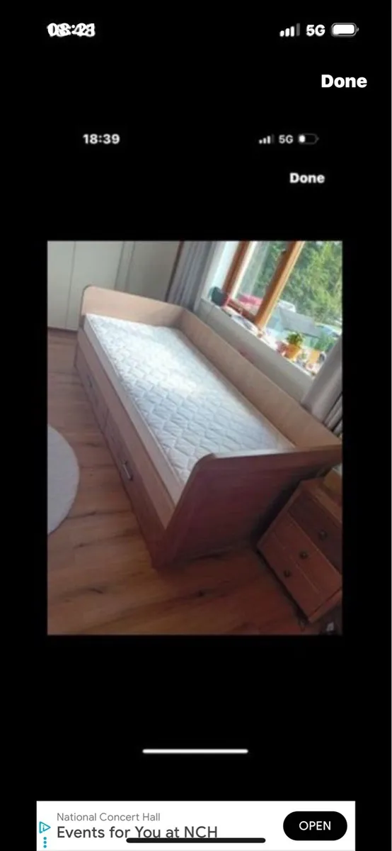 Bed and mattress - Image 1