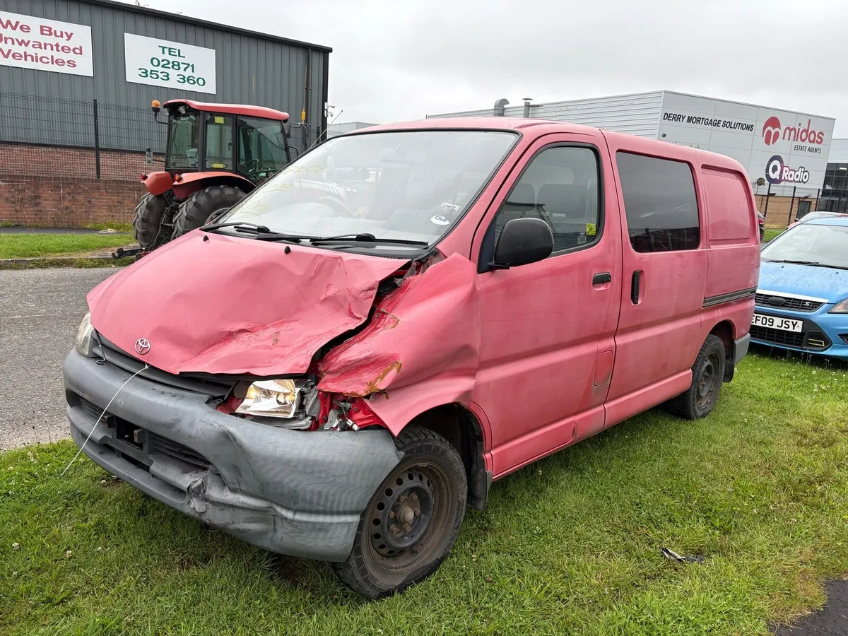 FOR PARTS 1999 TOYOTA HIACE 2.5 Diesel Manual - Image 2
