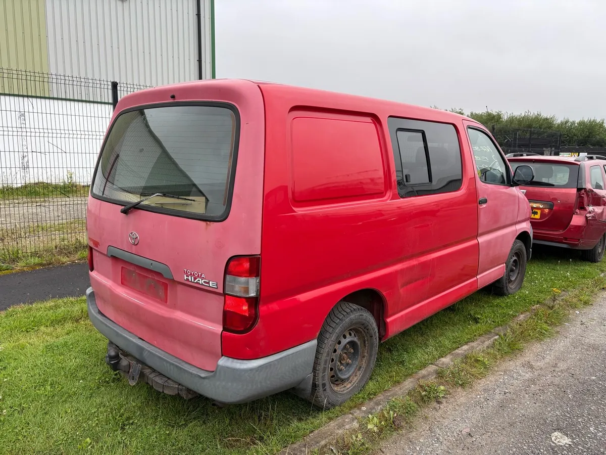 FOR PARTS 1999 TOYOTA HIACE 2.5 Diesel Manual - Image 4