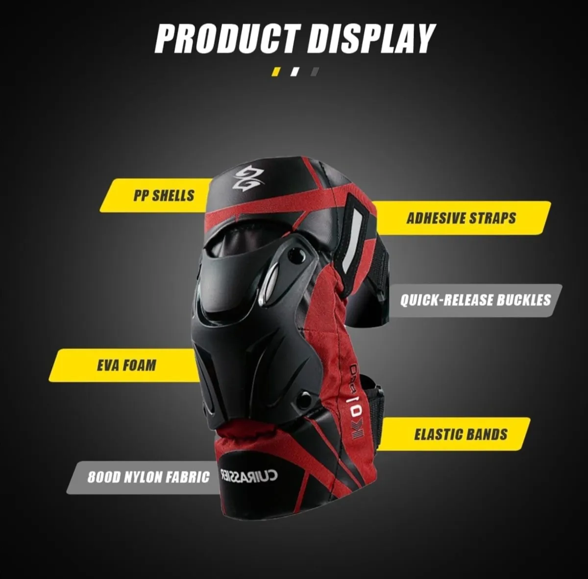 Motorcycle knee pads - Image 2