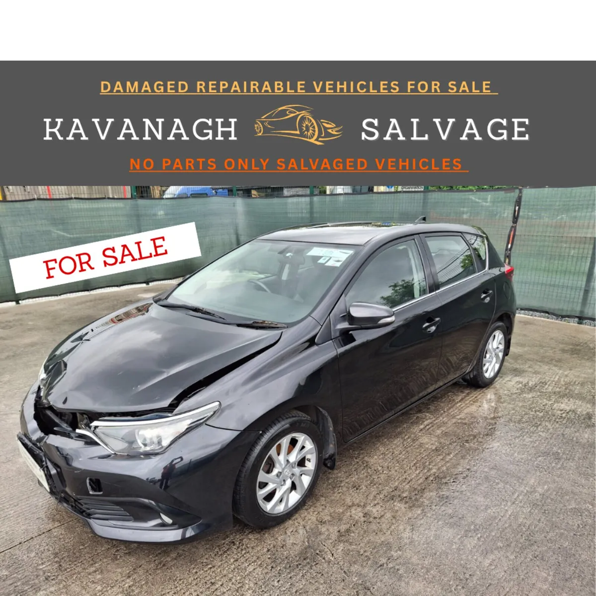 *2016 Toyota Auris  1.4 D4D Light Damage - Image 1