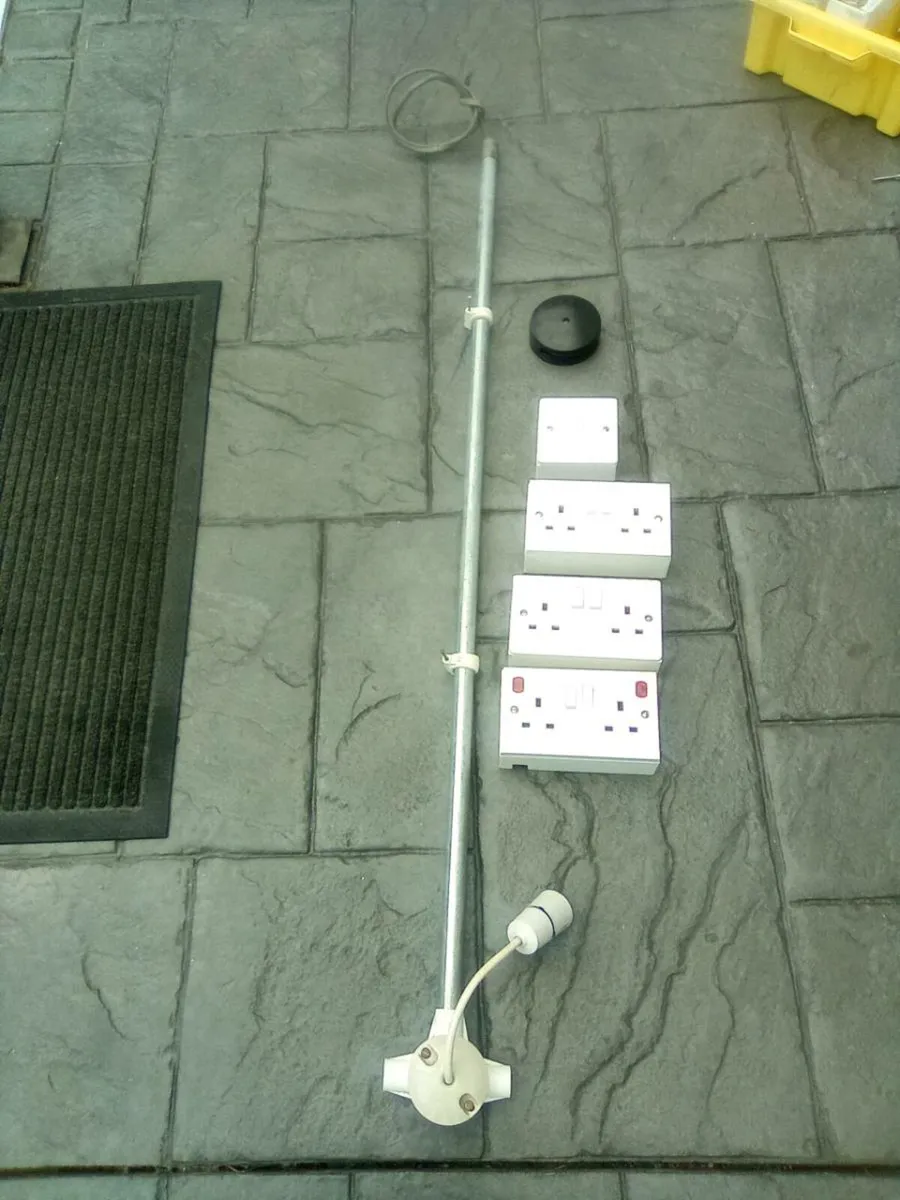 TWIN. SOCKETS . SWITCH . LIGHT .CONDUIT JOINT BOX - Image 2