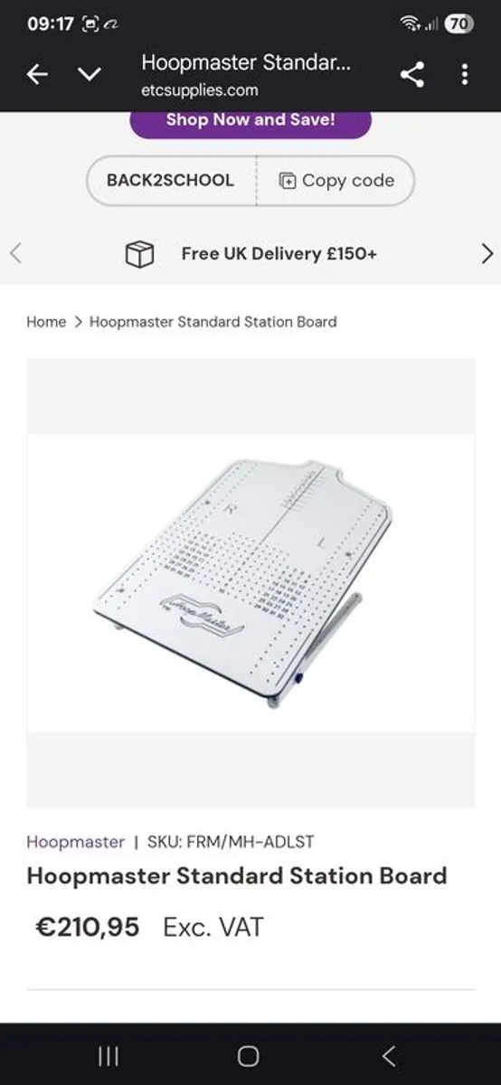 embroidery hoop station - mighty hoop - Image 1