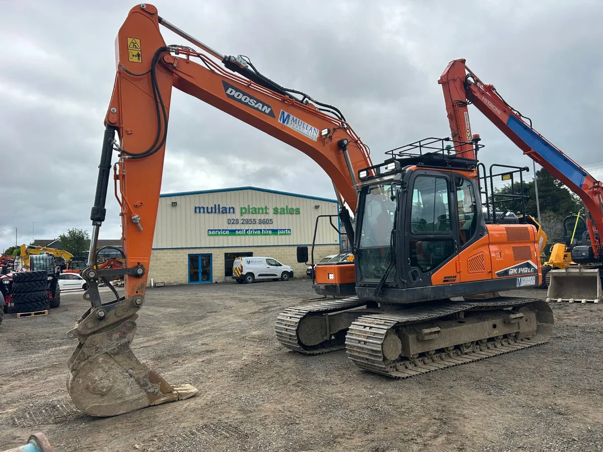 2021 Doosan DX140 LC-7 Only 4100Hrs - MULLANS - Image 4