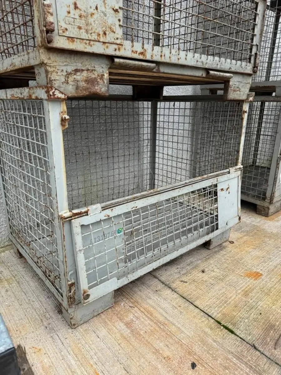 STACKABLE MESH GITTERBOX STILLAGE CAGE - Image 2
