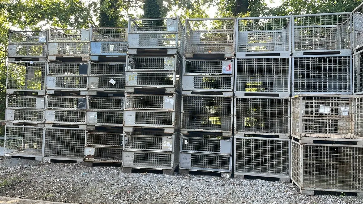 STACKABLE MESH GITTERBOX STILLAGE CAGE - Image 4