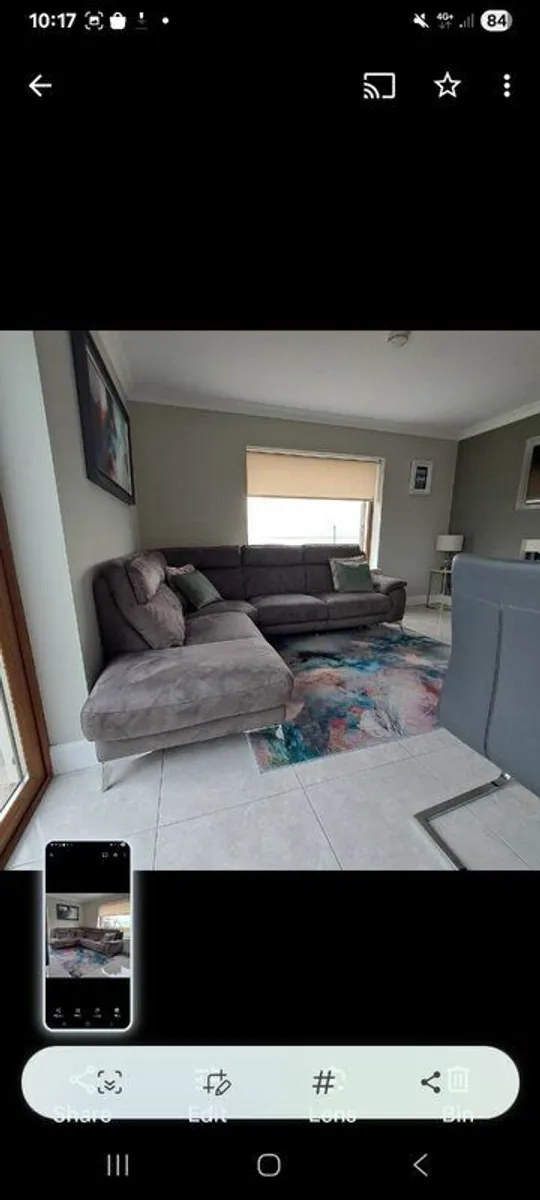 Sofa, mat picture table chairs - Image 4