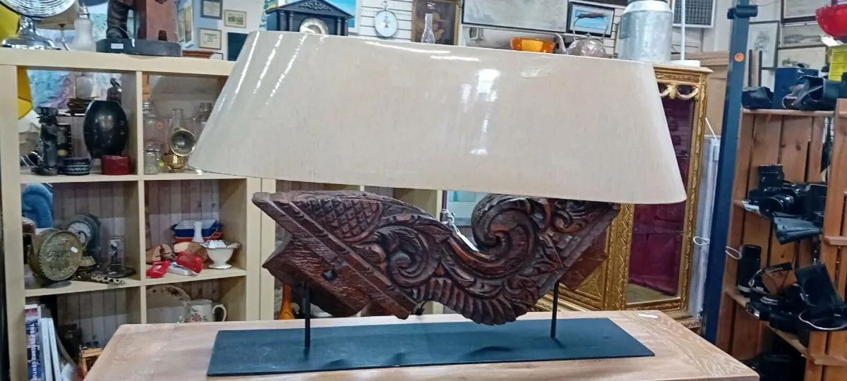 Antique Indonesian Archetectual Salvage Lamp - Image 1