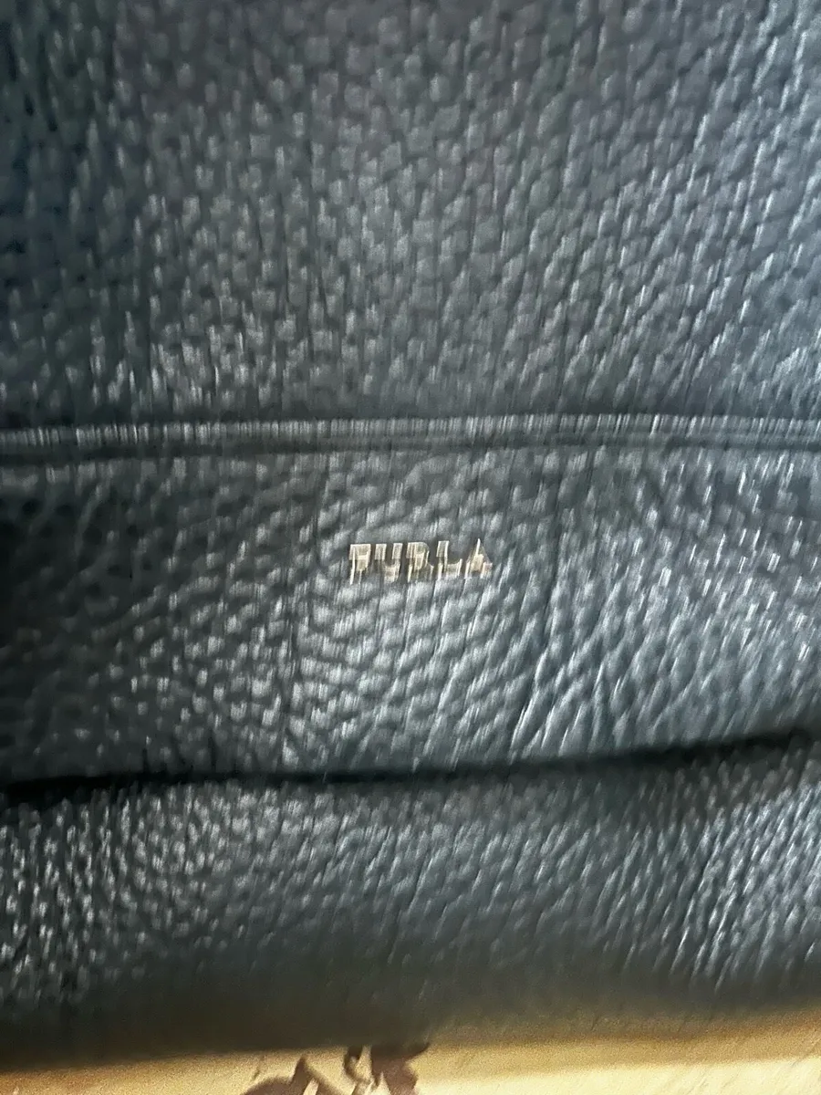 FURLA  Leather Flap Bag Black - Image 4