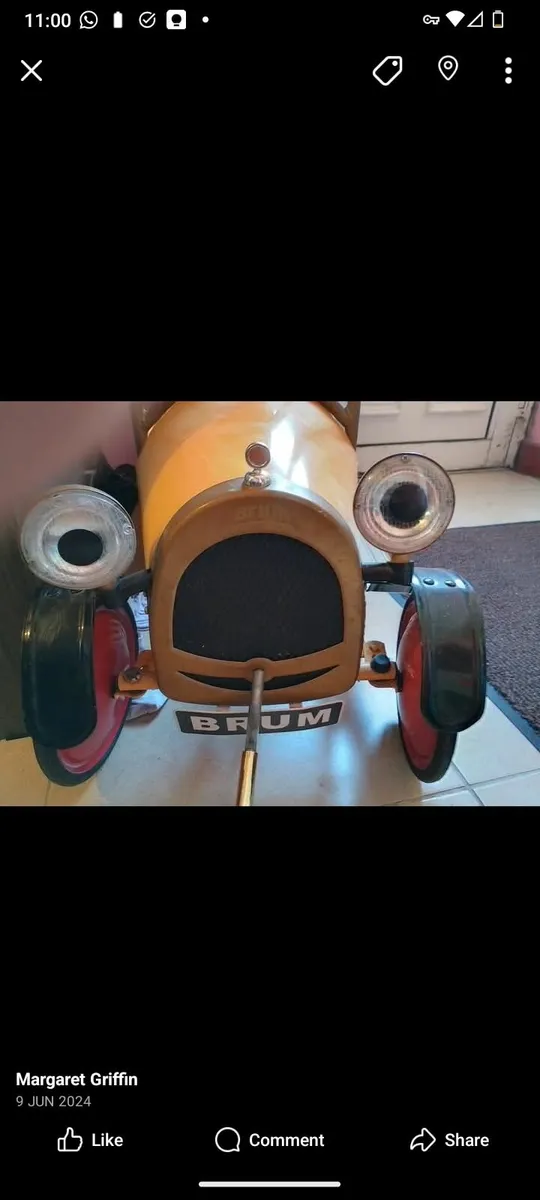 Vintage brum children's pedal car - Image 2