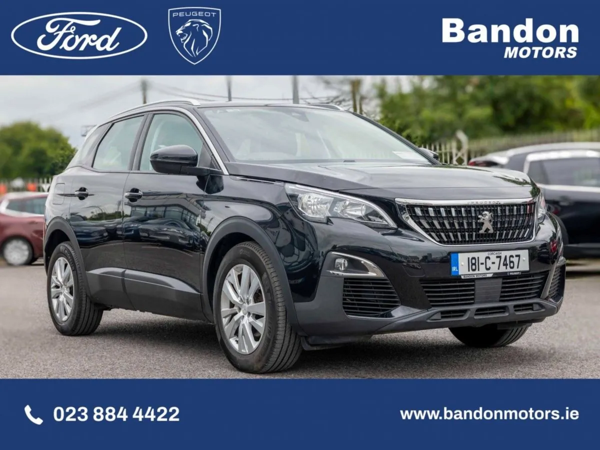 Peugeot 3008 2018 Peugeot 3008 Black 1.2 Puretech - Image 1