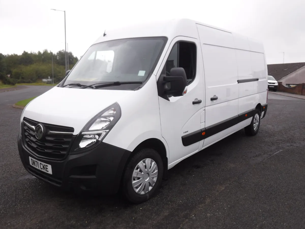 Vauxhall Movano 2021 mwb high roof panel van . - Image 2