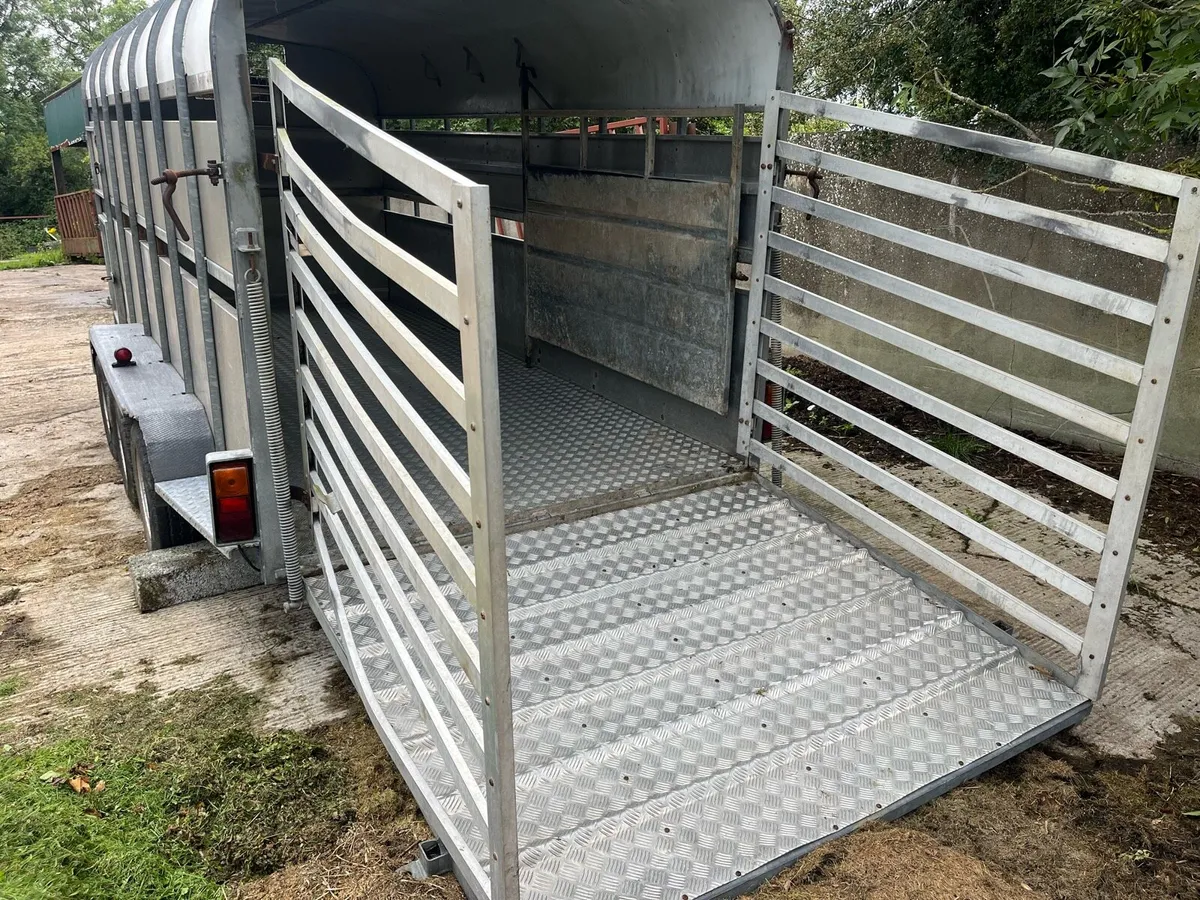 2004 Nugent livestock trailer 6 wheeler - Image 3