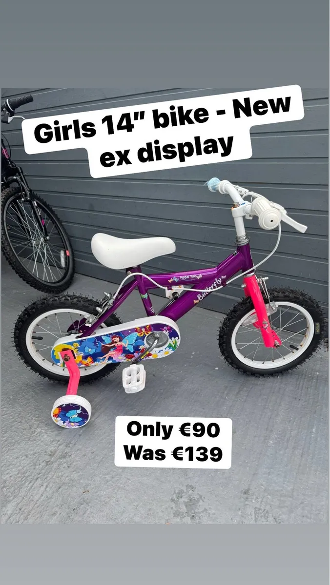 New Girls 14 inch bike - Image 1