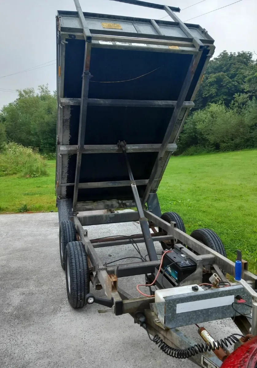 Ifor Williams 8x5 dropside tipper trailer - Image 1