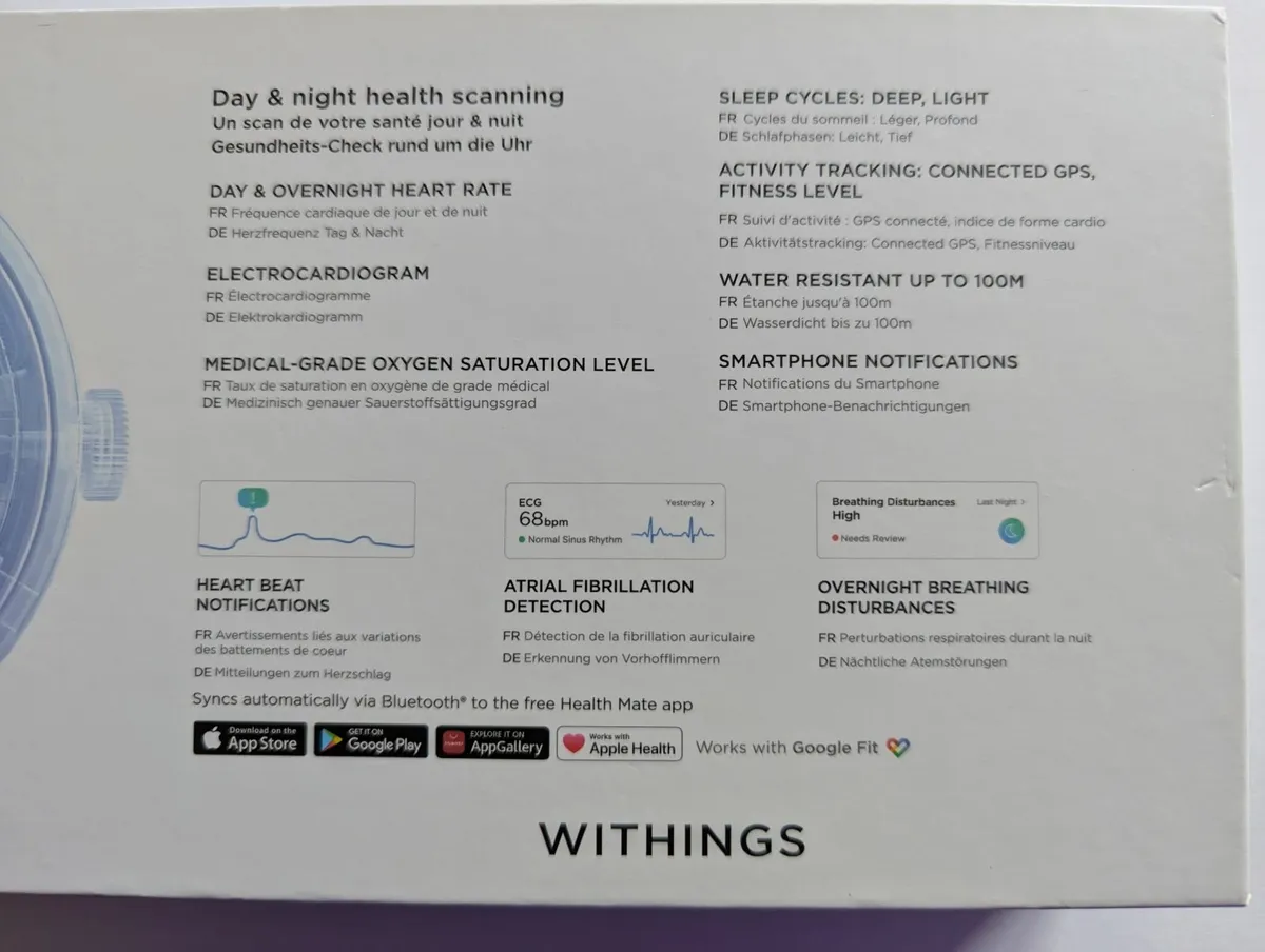 Withings Scanwatch Horizon Blue - Image 3