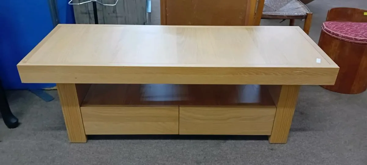New Modern Oak Effect Coffee Table - Image 1