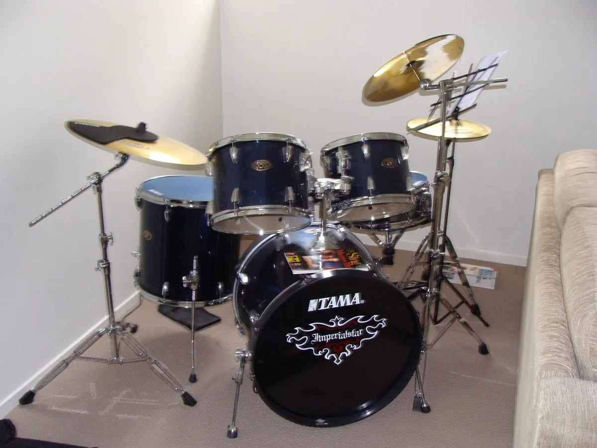 Tama Imperialstar 5 piece complete Drumset - Image 1