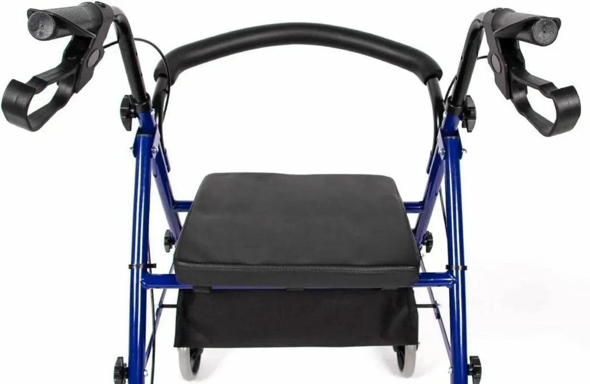Rollator lightweight with foldable basket tray - Image 4