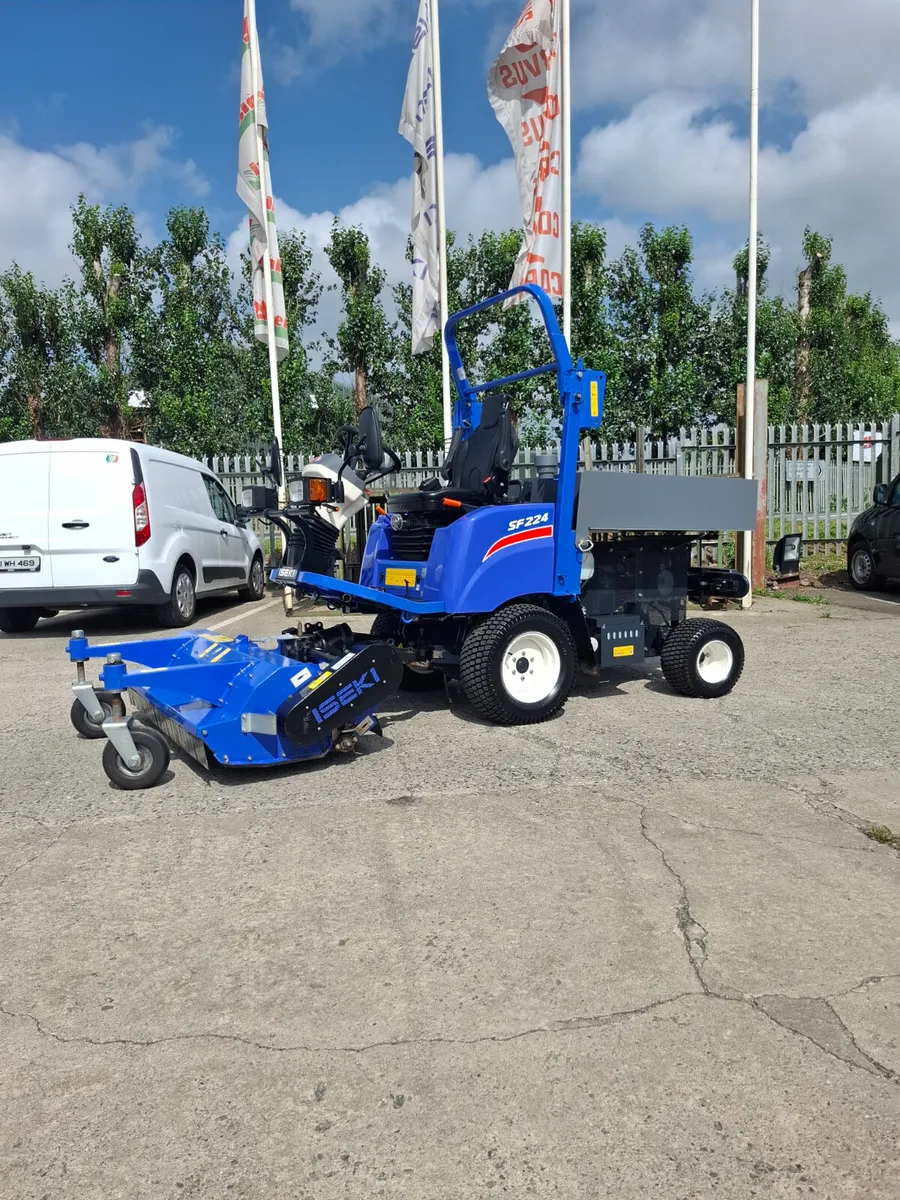 Iseki SF224 Used Out Front Mower with Two Decks - Image 3