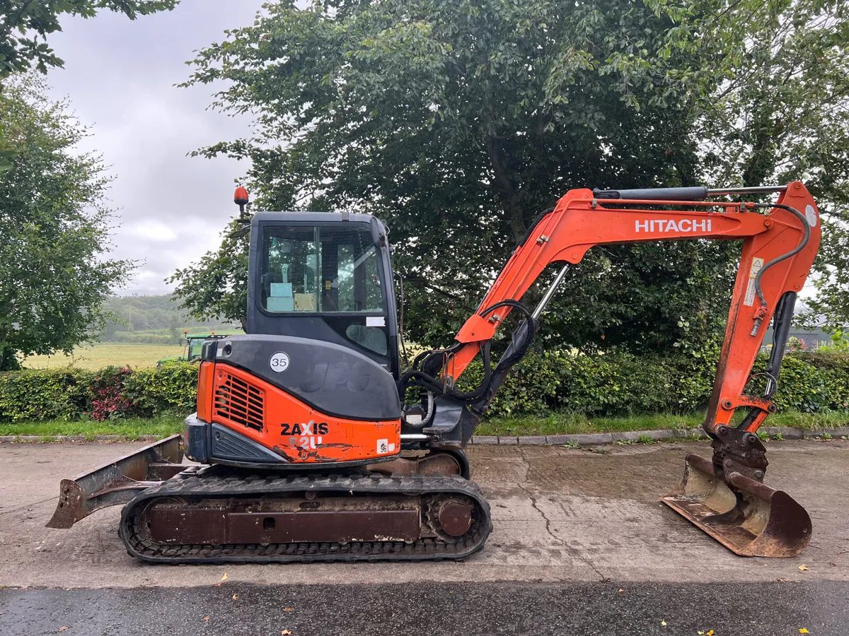 Hitachi ZX52U-3 Excavator - Image 4