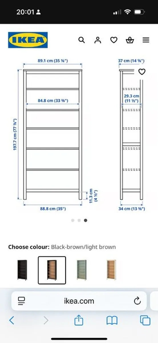 Ikea Hemnes Bookcase - Image 4