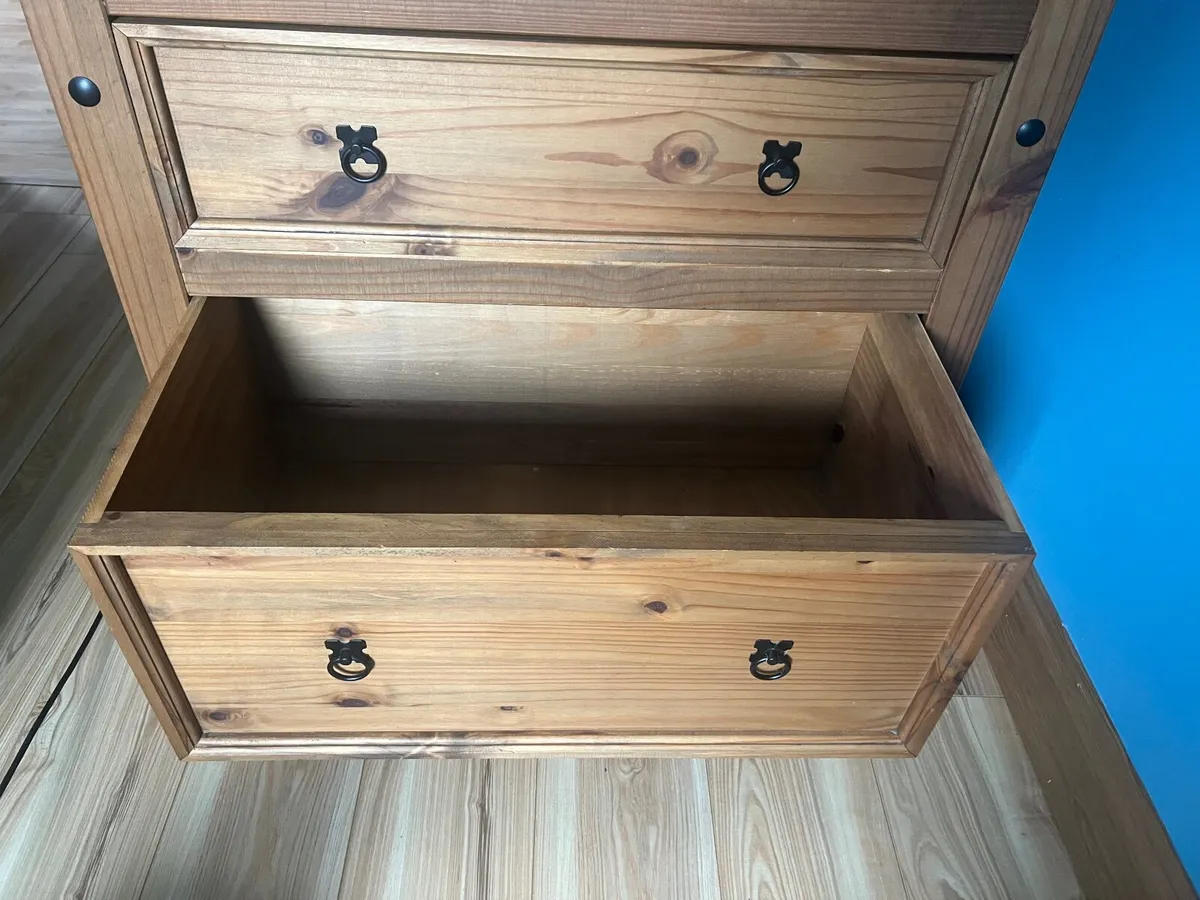 Corona Mexican Pine Chest of Drawers - Image 3