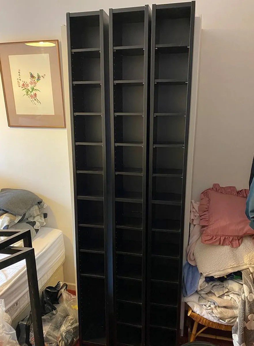 Wooden CD racks x3 - Image 1