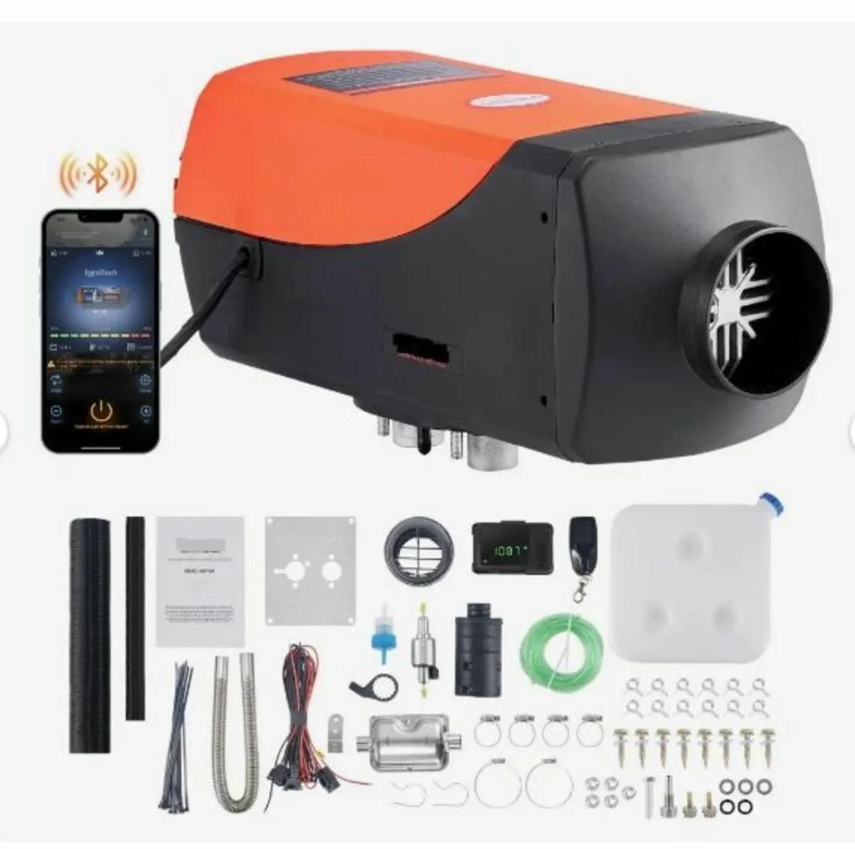 Diesel Air Heater 12V 8KW Bluetooth - Image 1