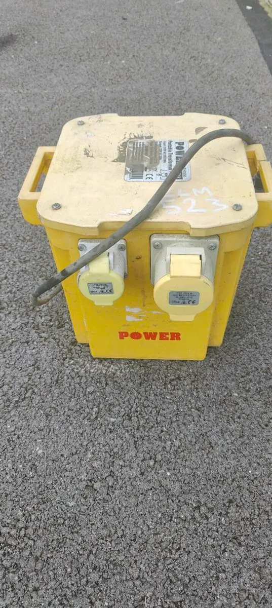 2 x 5kVA 110v Site Transformers - Image 1