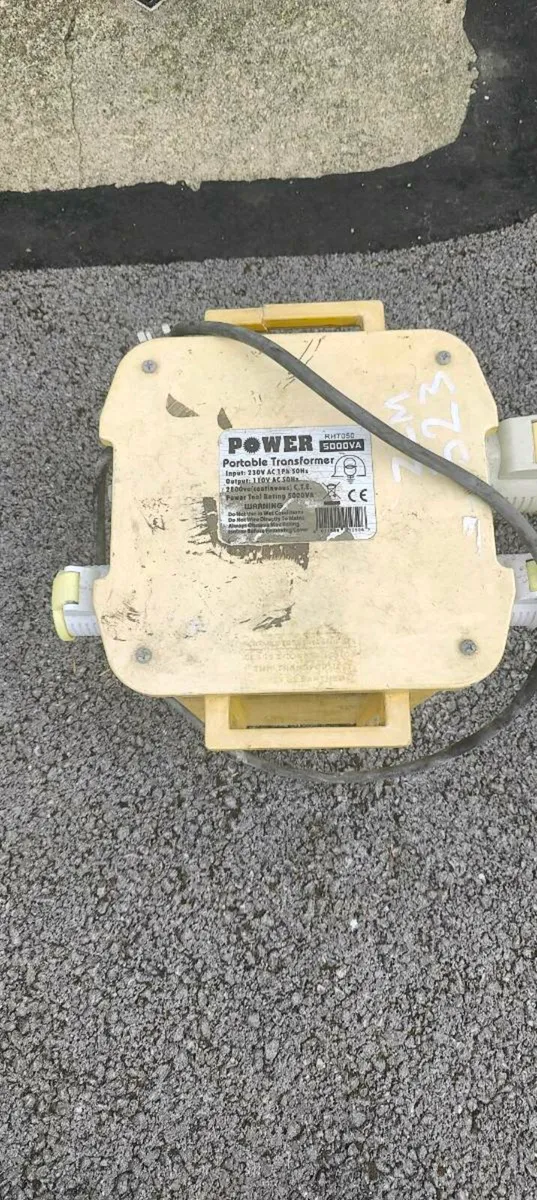 2 x 5kVA 110v Site Transformers - Image 3