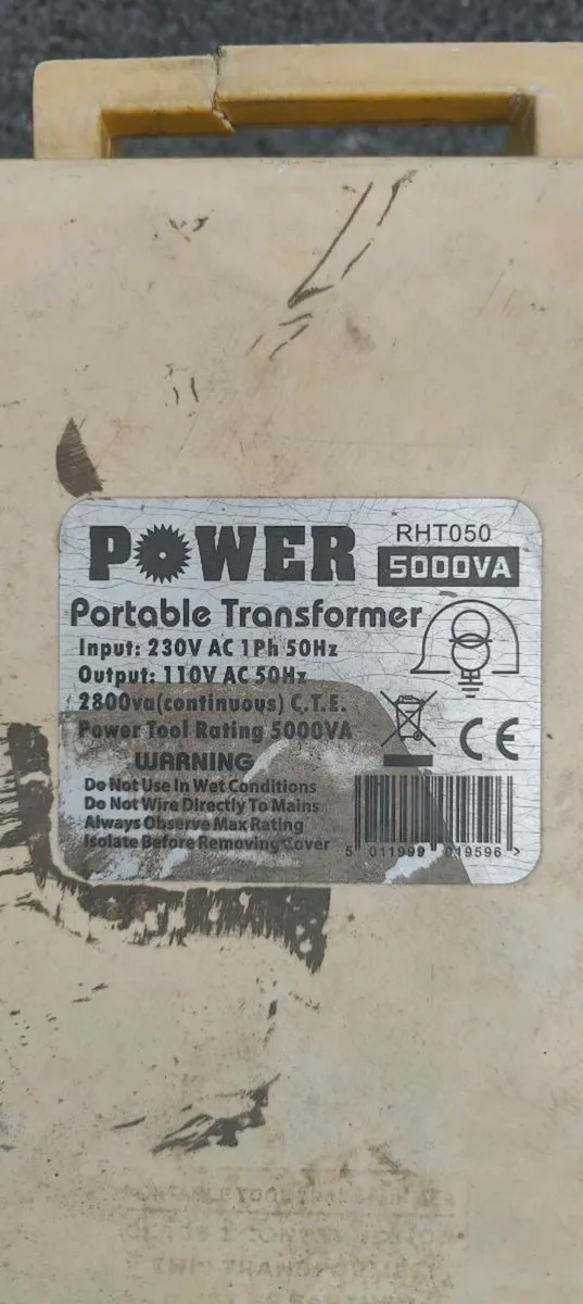 2 x 5kVA 110v Site Transformers - Image 4