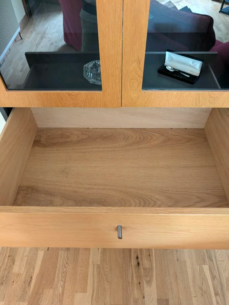 Custom made display cabinet with drawers - Image 4