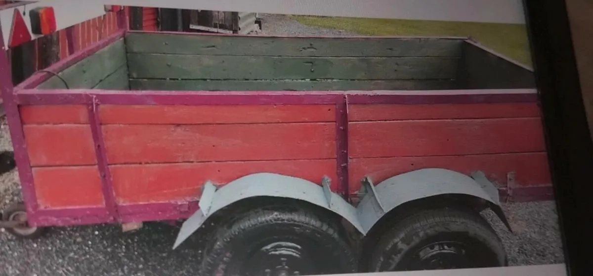 8x4 twin axel trailer - Image 1