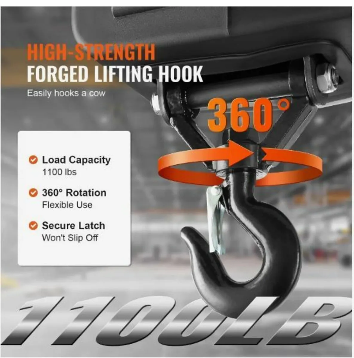 3-in-1 Portable Electric Hoist Winch - Image 4