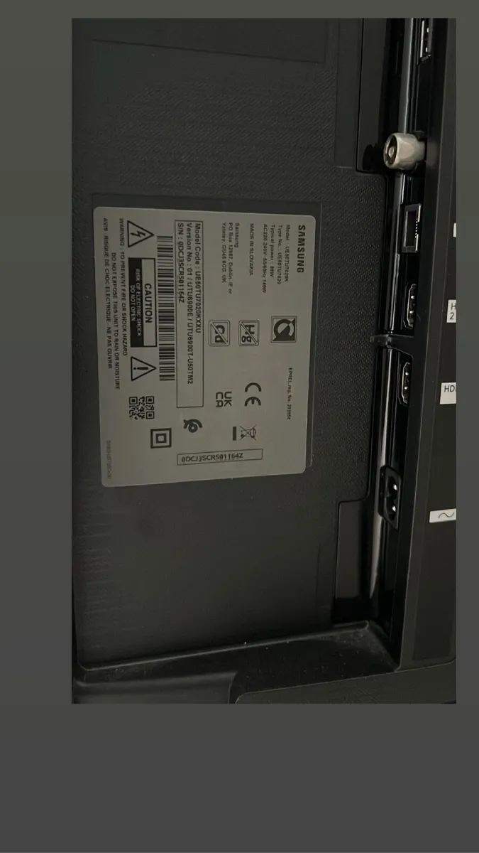55 inch Samsung TV - Image 2