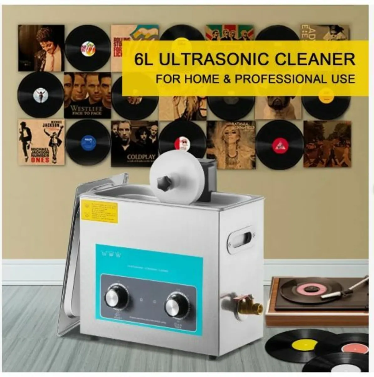 Ultrasonic Vinyl Record Cleaner 6L - Image 2