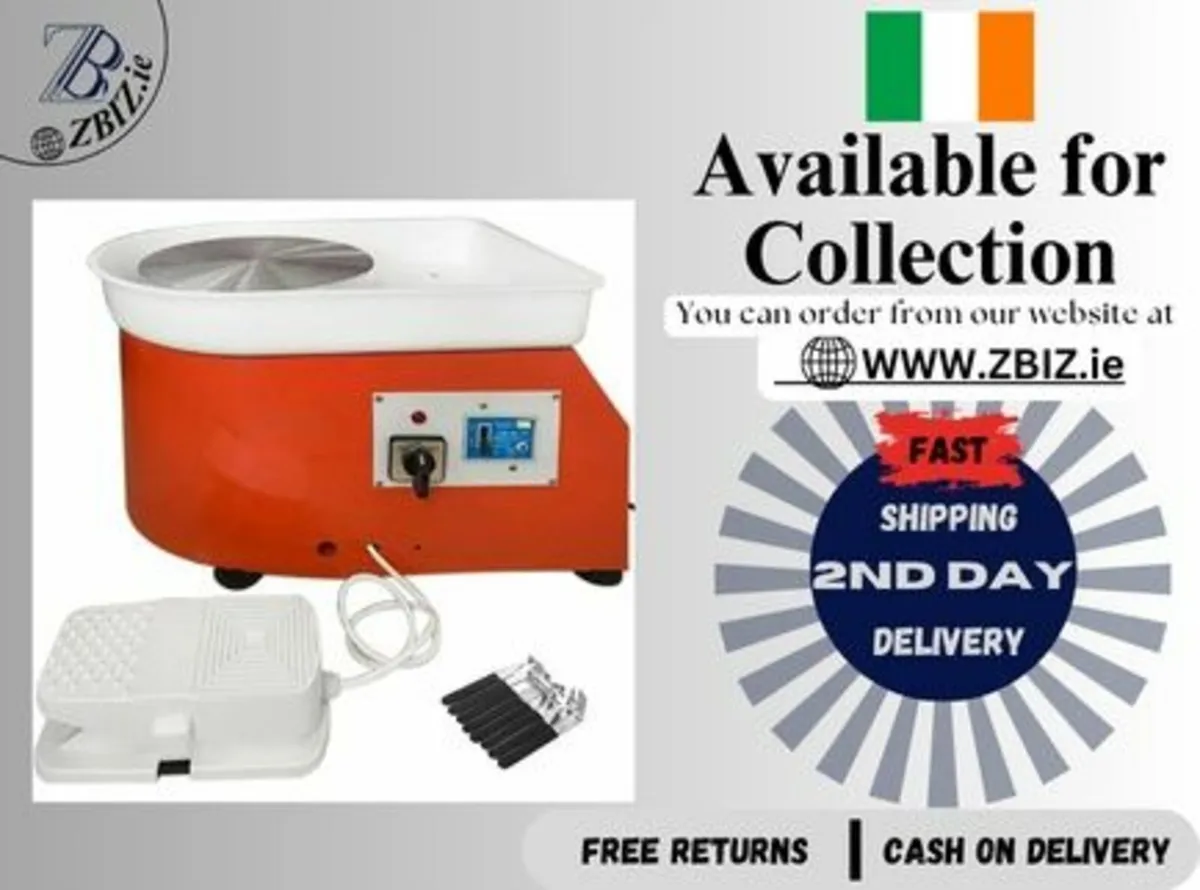 Electric Pottery Wheel Machine for DIY Craft - Image 1