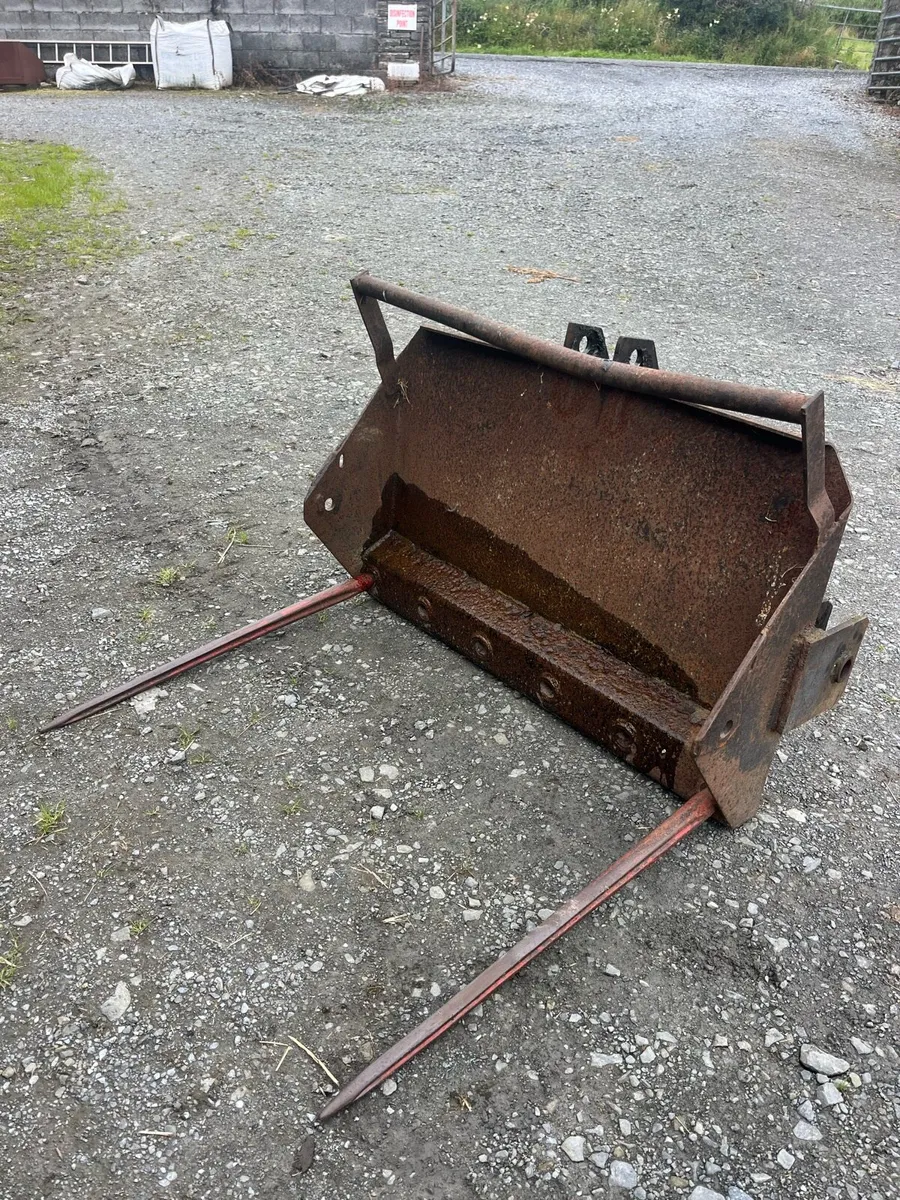 Front loader spike, dung fork and single spike - Image 1