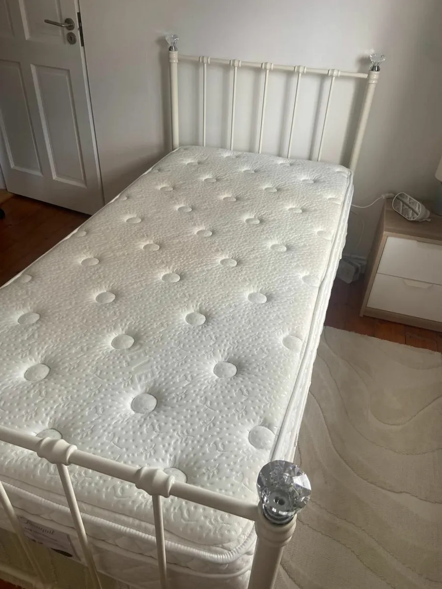 Next Single Bed Frame with Mattress - Image 1