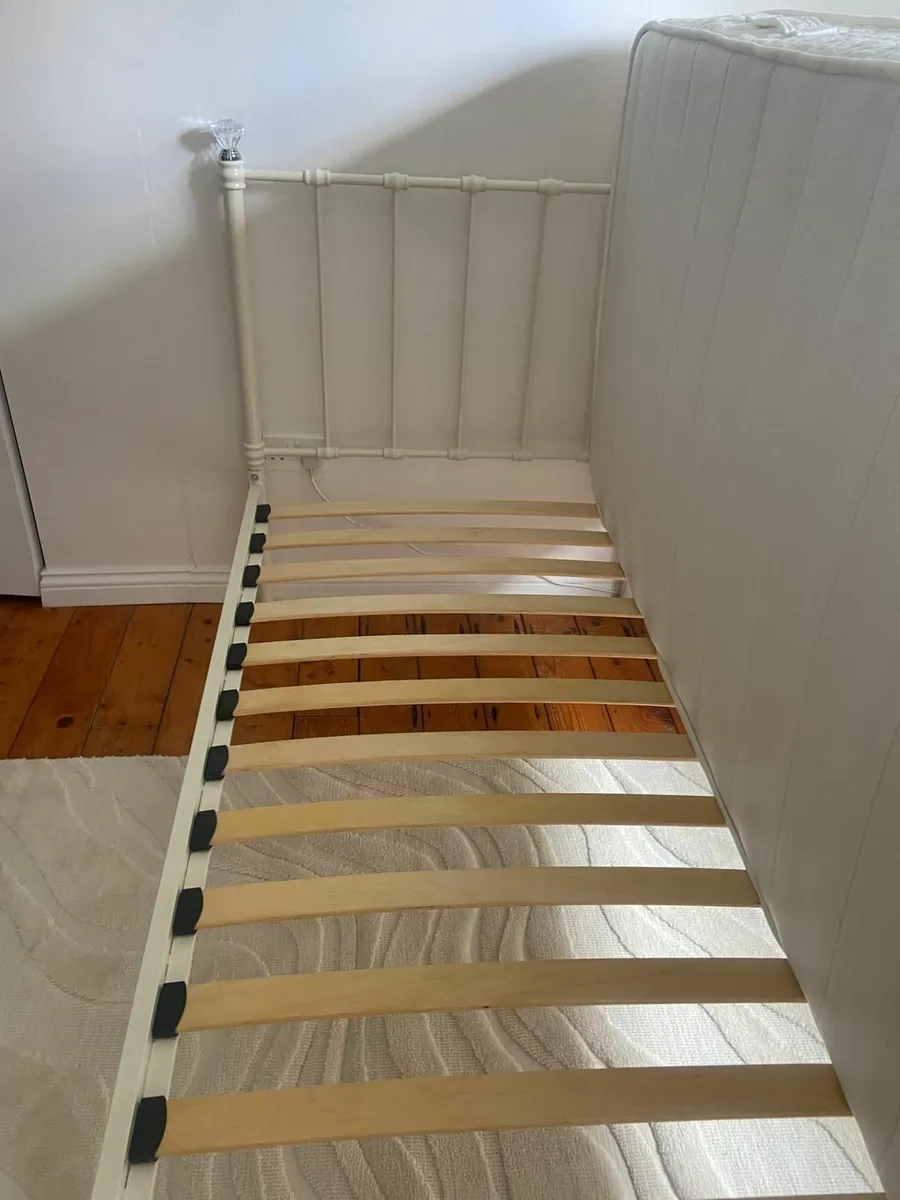 Next Single Bed Frame with Mattress - Image 2