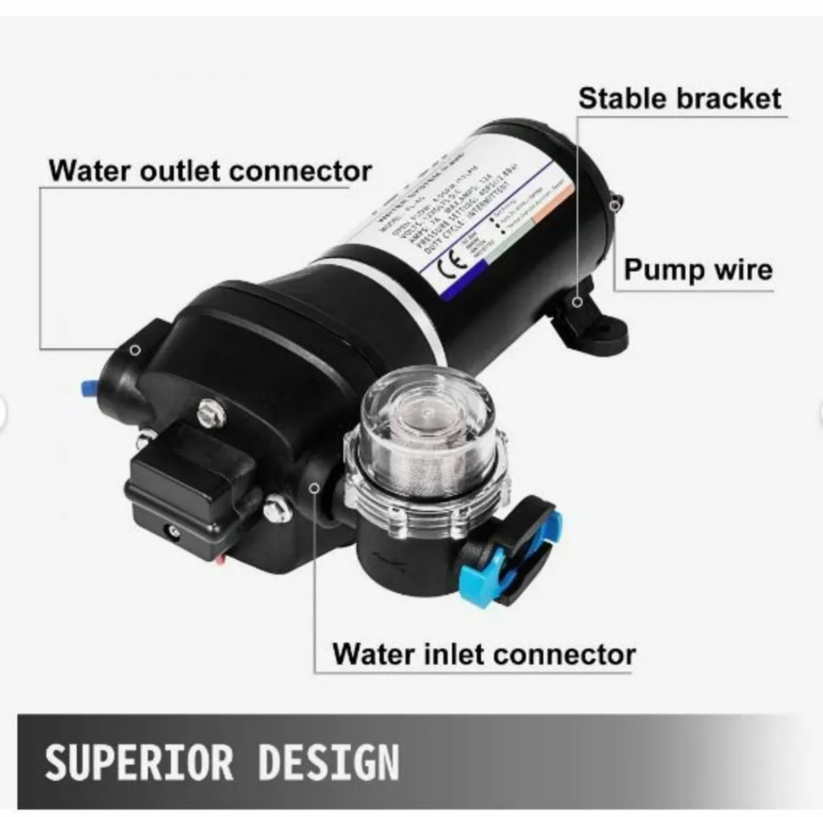 Water Pressure Diaphragm Pump - Image 2
