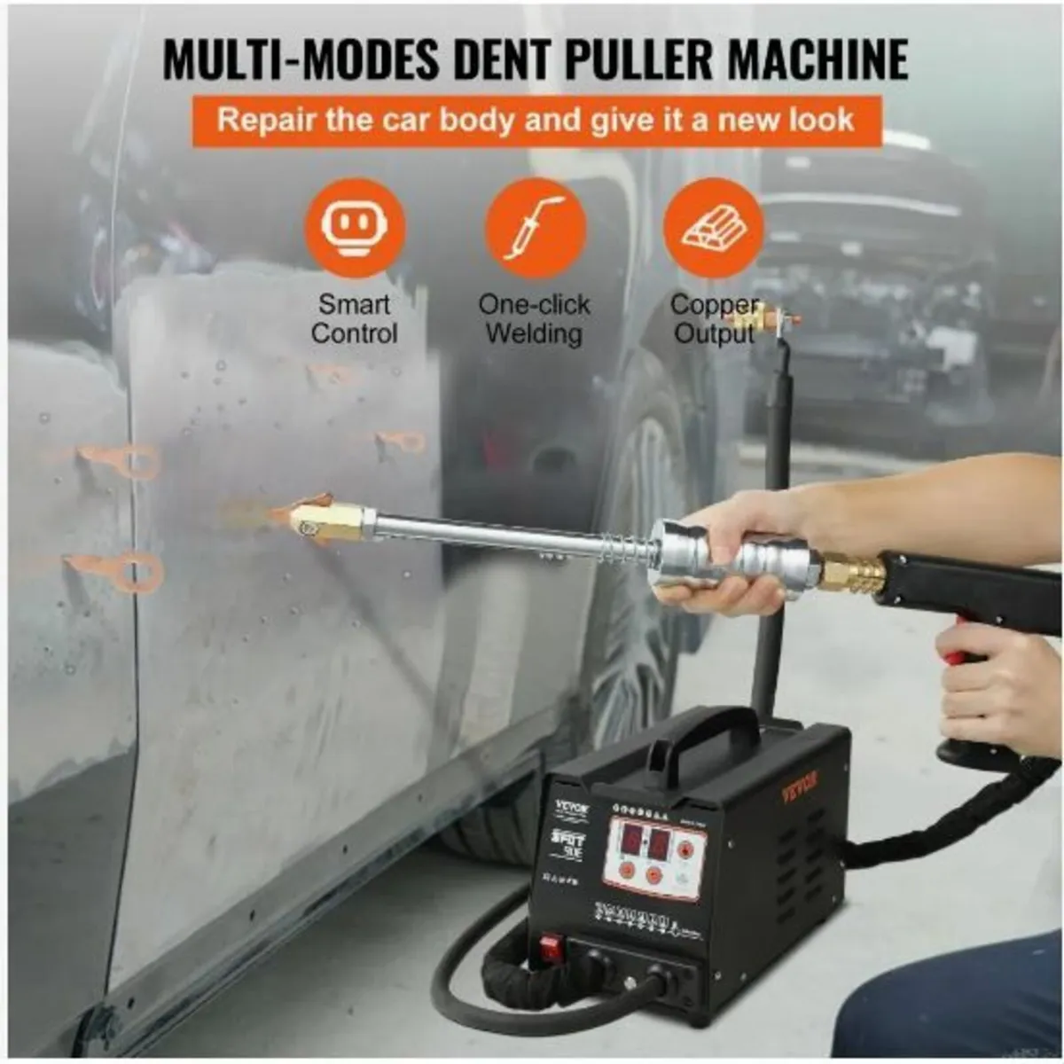 3KW Dent Puller,Welder Vehicle Repair Puller Kit - Image 2